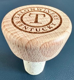 Talon - Wine Stopper - Wood Engraved